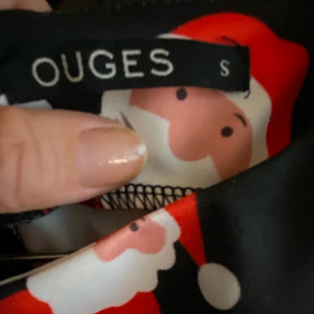 Ouges Super Cute Santa Dress! Size Small - image 5